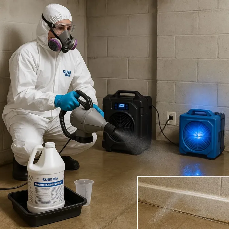 Sanitization and Odor Removal process in New Ipswich, NH